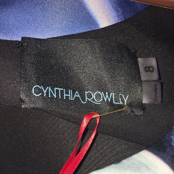 Cynthia Rowley blue shift dress NWT size 8 - Picture 6 of 7